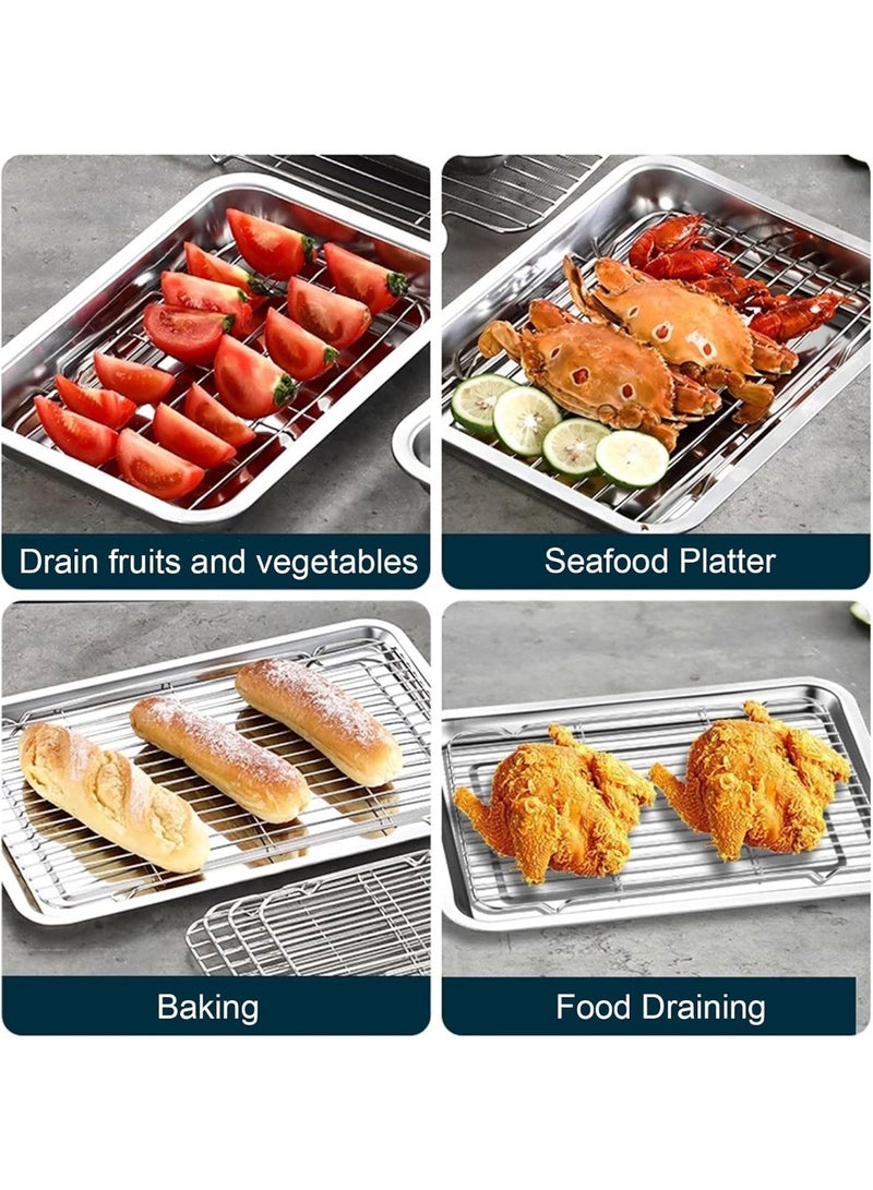 بتيمفم الصاني الخبز من الفولاذ المقاوم للصدأ ومجموعة الرف - Image 5